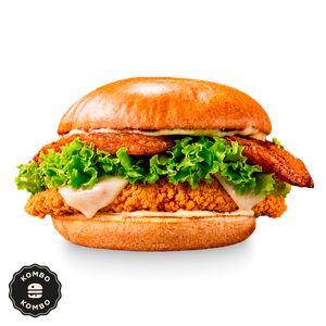 Hamburguesa kronch con queso + papas y bebida
