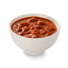 Sopa de fríjol con carne